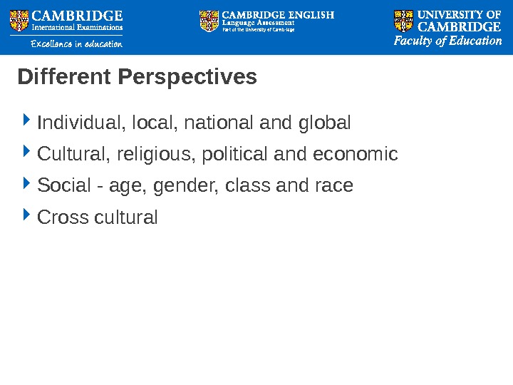 Global Perspectives And Project Work Global