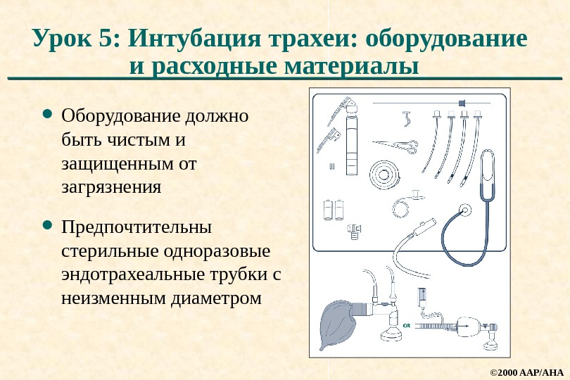 Набор для интубации трахеи фото