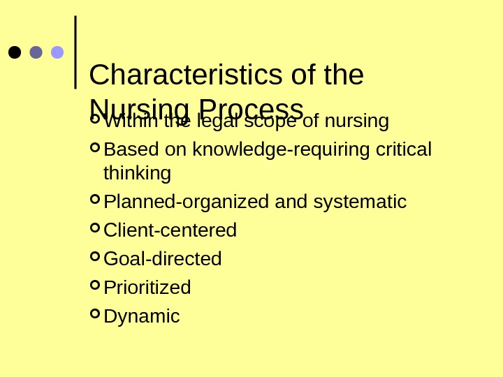 definition of the nursing process