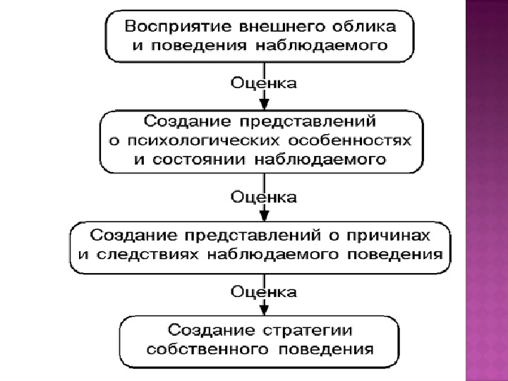 Процесс восприятия предполагает. Социальная перцепция схема. Структура социальное восприятие. Типовая схема перцепции. Процесс социальной перцепции.