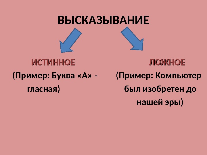 Истинная и ложная информация. Истинное высказывание из информатики примеры. Истинные и ложные примеры. Истинные высказывания примеры. Ложная цель.