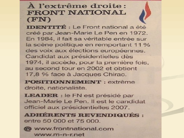 ACTUALIT POLITIQUE ET INFOS DES PARTIS POLITIQUES visual data 5