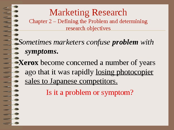 introduction to marketing research chapter 1