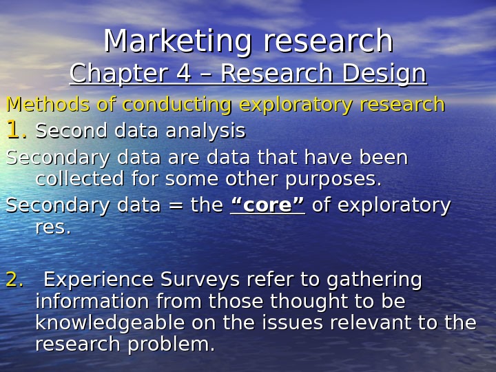 research design chapter 4