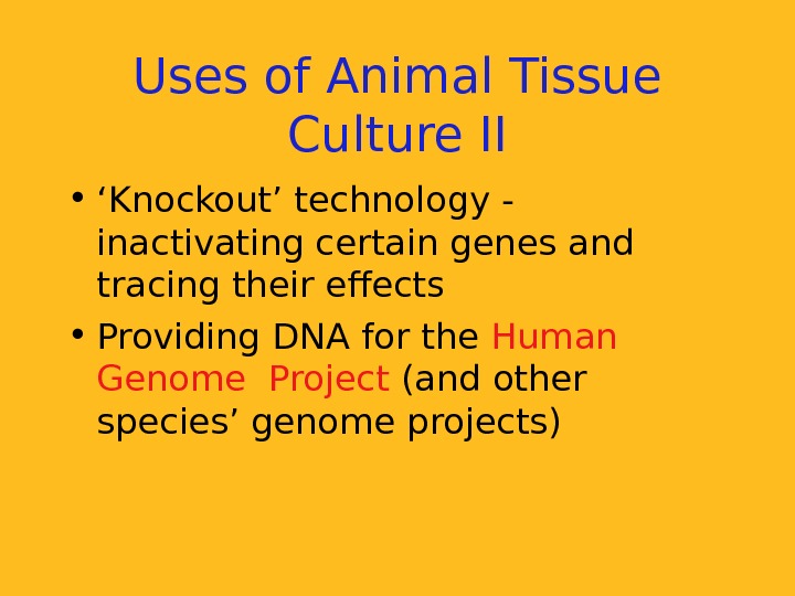 Презентация plant tissue culture and applications