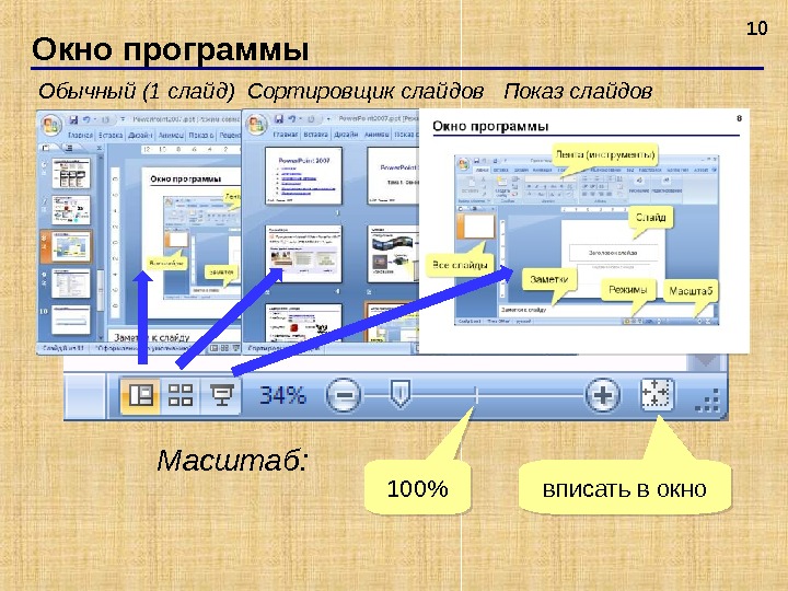 Какая клавиша прерывает показ слайдов презентации программы