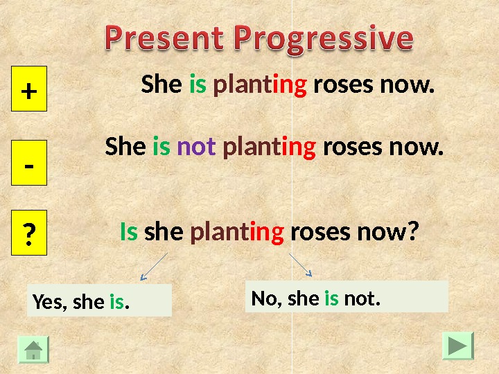 Презентация present progressive