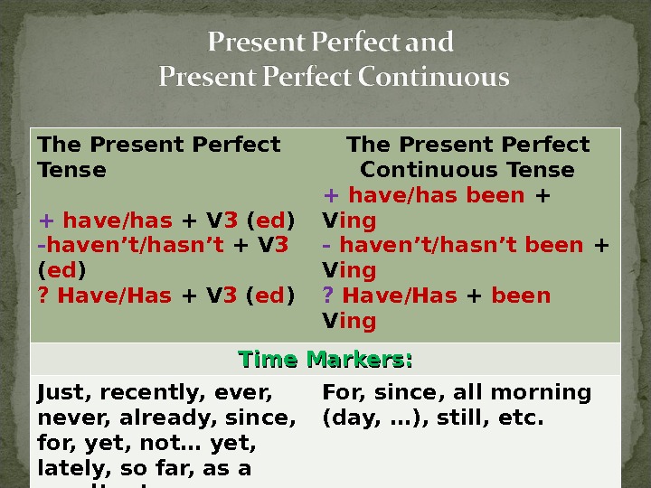 Past perfect present perfect continuous предложения. Present perfect и present perfect Continuous разница. Present perfect simple vs present perfect Continuous. Маркеры present simple present perfect. Present perfect present perfect Continuous образование.