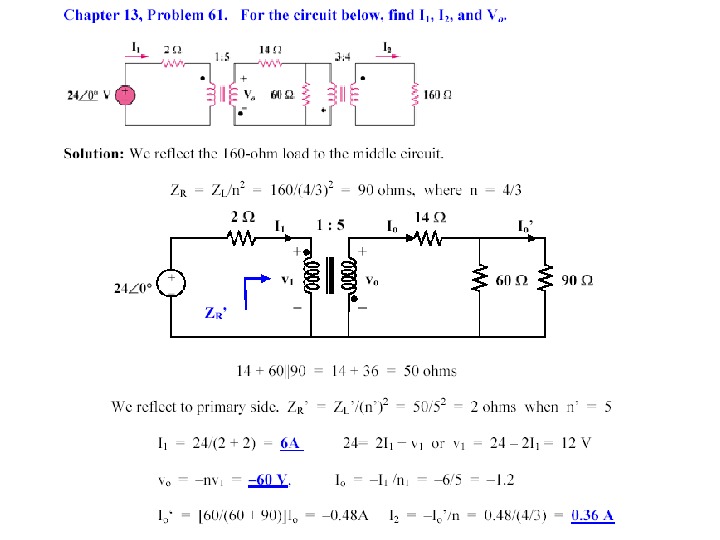 Problem 1 3. 2 Determine The Inductance Of