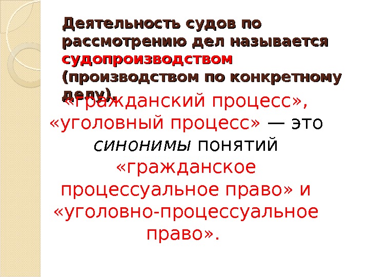 Процессуальное право гражданский и арбитражный процесс презентация