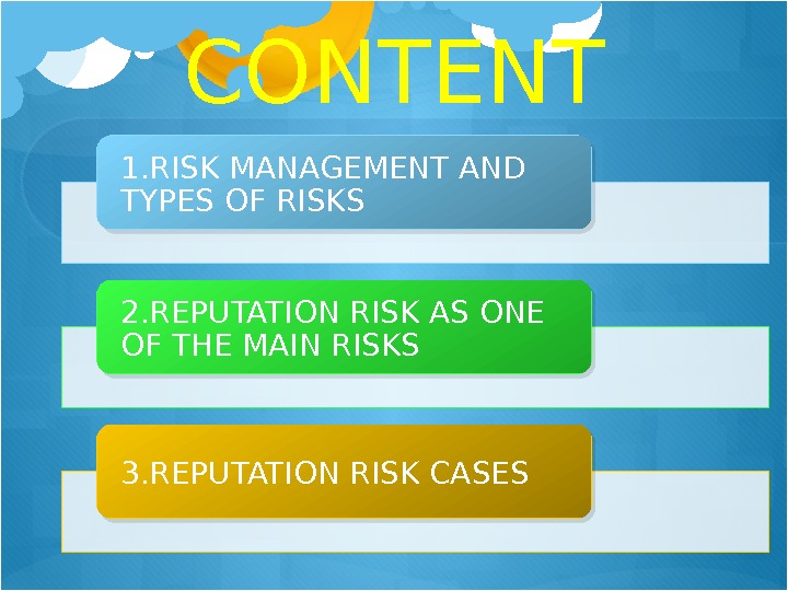 Reputation And Its Risks Reputational risk and its cases Performed by: Ganbat