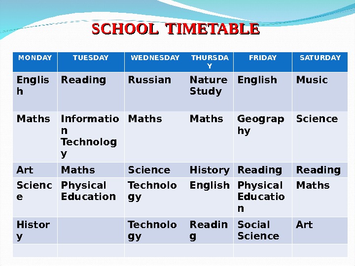 Timetable. Timetable Monday. School timetable. English timetable. School timetable English.