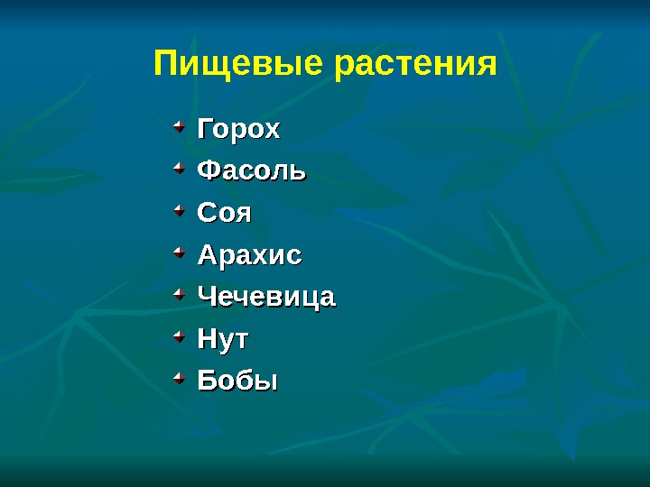 Презентация Семейство бобовые