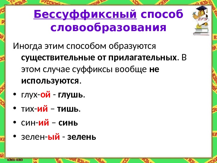 Прилететь каким способом образовано