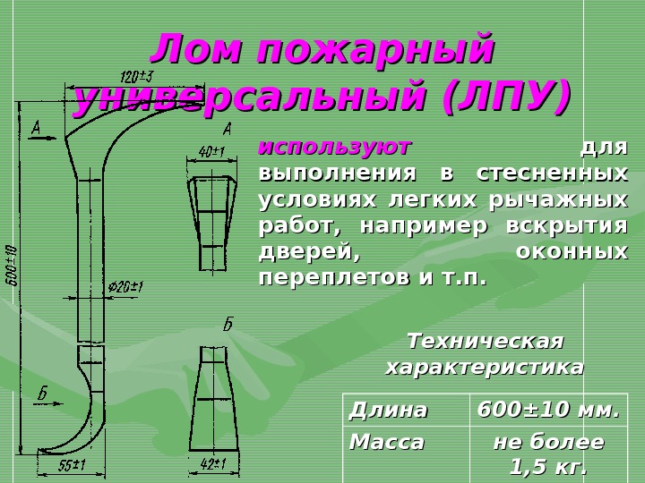 Характеристика длины