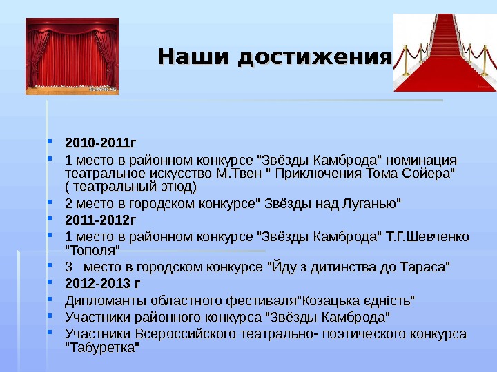 Сценическое падение. Краткое описание театрального Кружка. Цель урока сценического падения. Базовые способы сценических падений кратко.