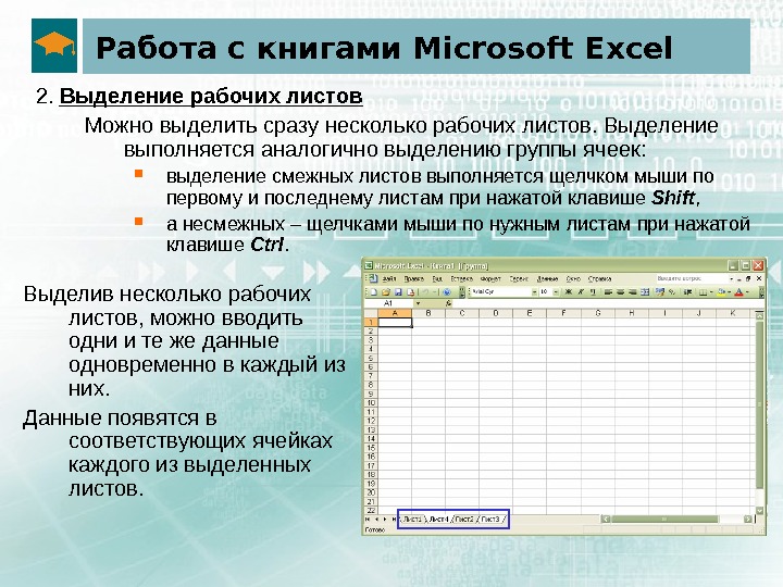 Состоящая из ячеек рабочая область электронной таблицы. Операции с рабочими книгами excel. С листами книги excel возможны следующие действия. Работа с листами книги в excel. Лист Microsoft excel.