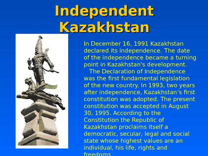 essay about independence of kazakhstan