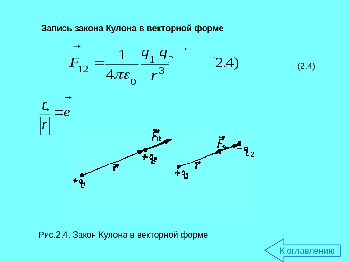 Закон кулона записать в виде f. Закон кулона в скалярной и векторной форме. Закон кулона в векторной форме формула. Формула закона кулона в векторной форме имеет вид. Векторная форма записи закона кулона.