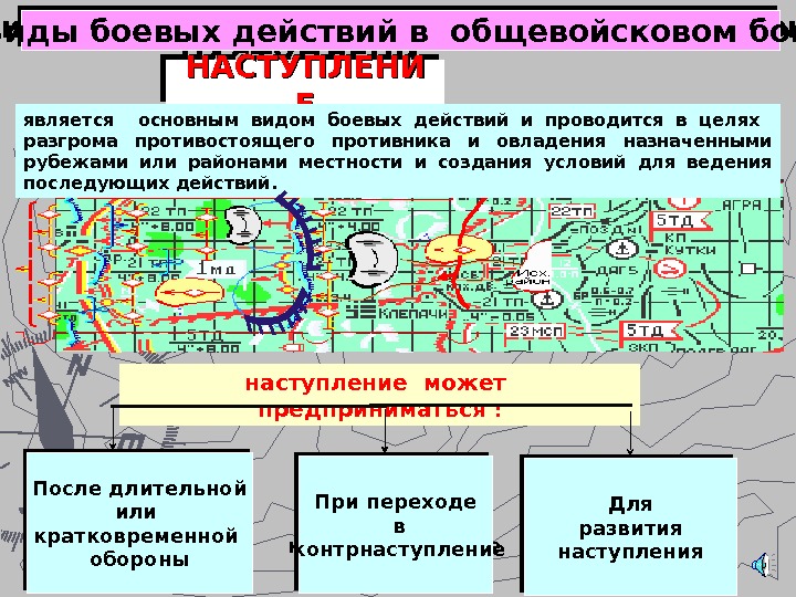 Особенности военных действий