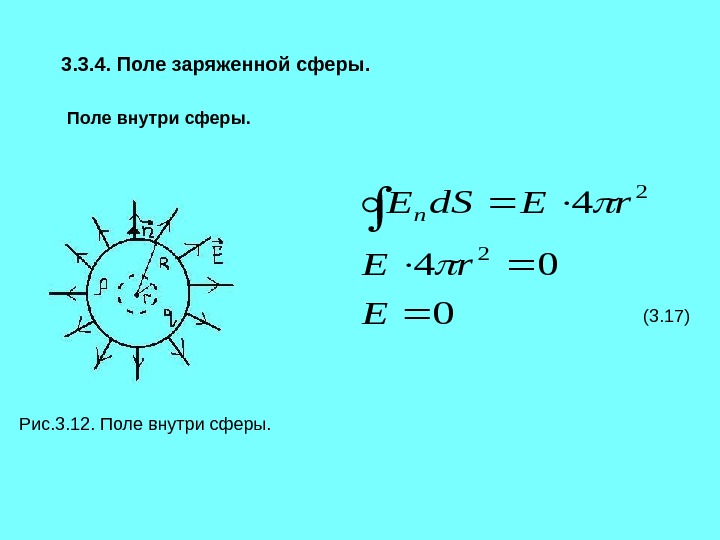 Заряд сфера. Поле заряженной сферы. Поле равномерно заряженной сферы. Внутри заряженной сферы. Электростатическое поле заряженной сферы.