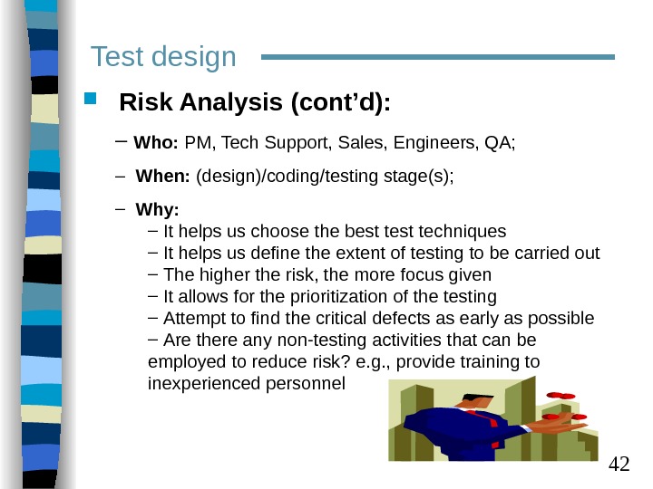1 Test documentation and Test case design
