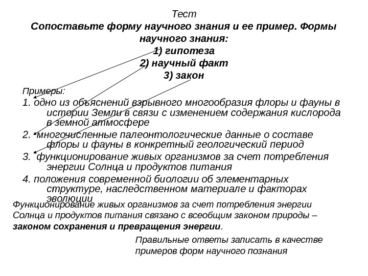 Закон как форма научного знания