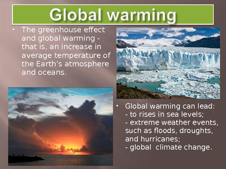 Global warming презентация на английском