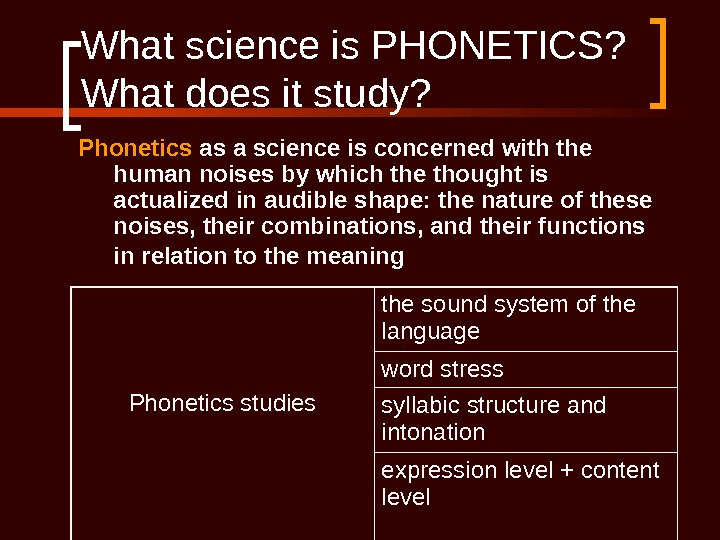 Stress phonetics