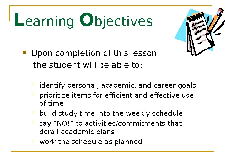 Student Success – Time Management Chapter 2