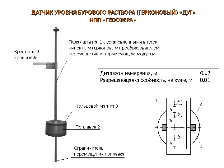 Герконовый датчик уровня жидкости схема