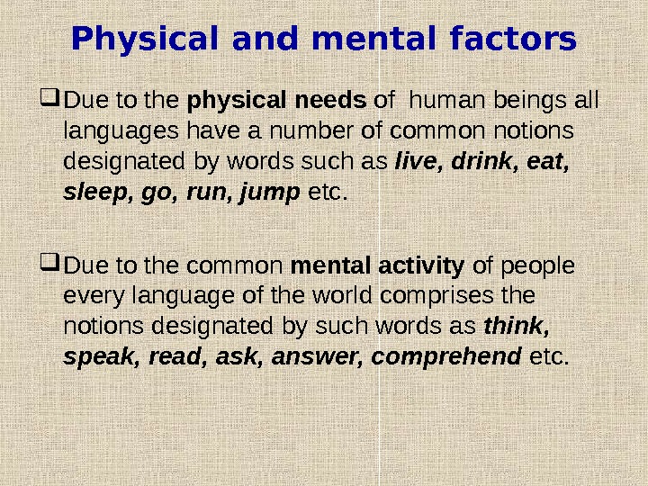 TYPOLOGY OF LEXICAL SYSTEMS in ENGLISH and UKRAINIAN