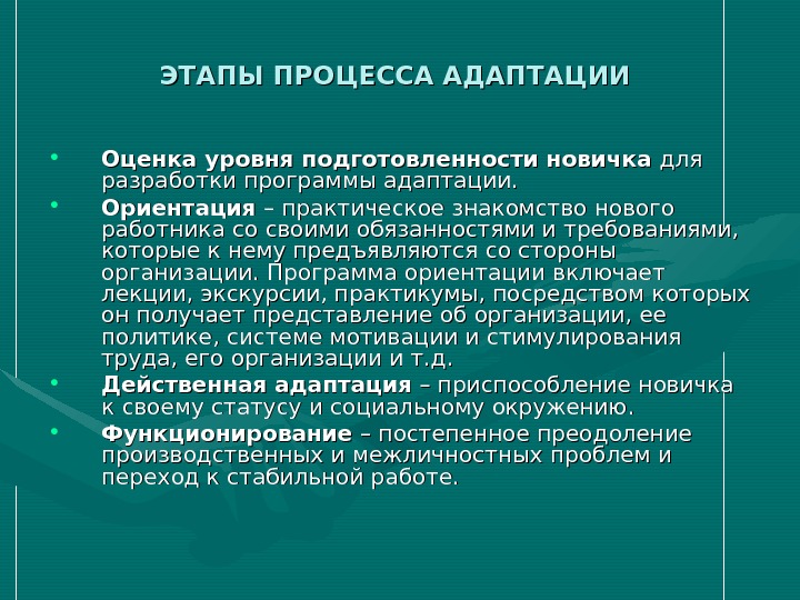 Практическая ориентация