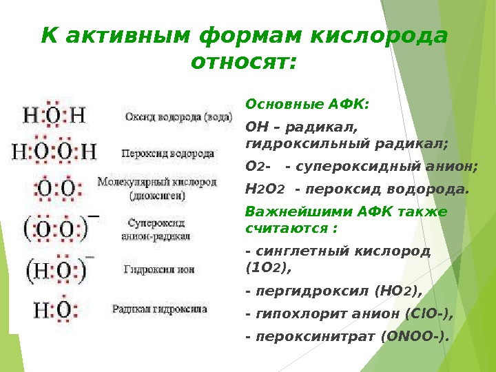 Токсичность водорода. Образование активных форм кислорода биохимия. Физиологическая роль активных форм кислорода. Токсические формы кислорода гидроксильный радикал. Образование активных форм кислорода Синглетный кислород.