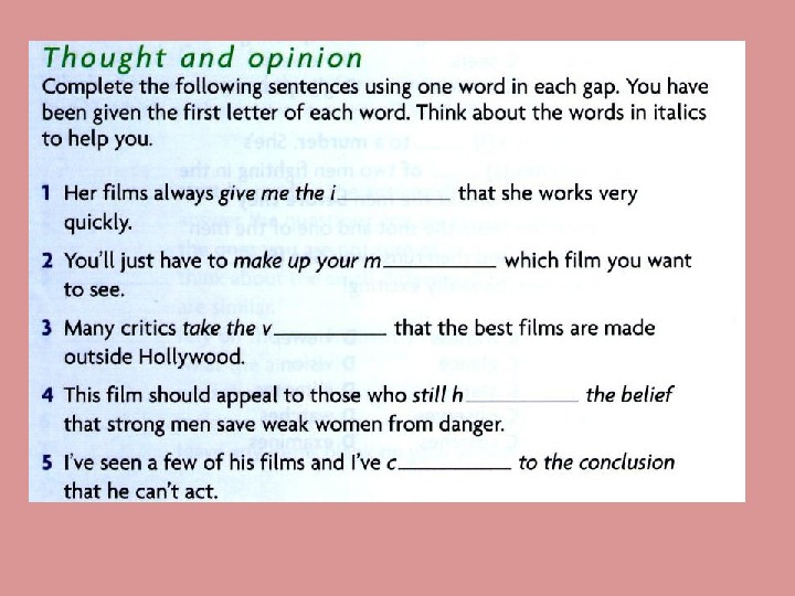 Use of English