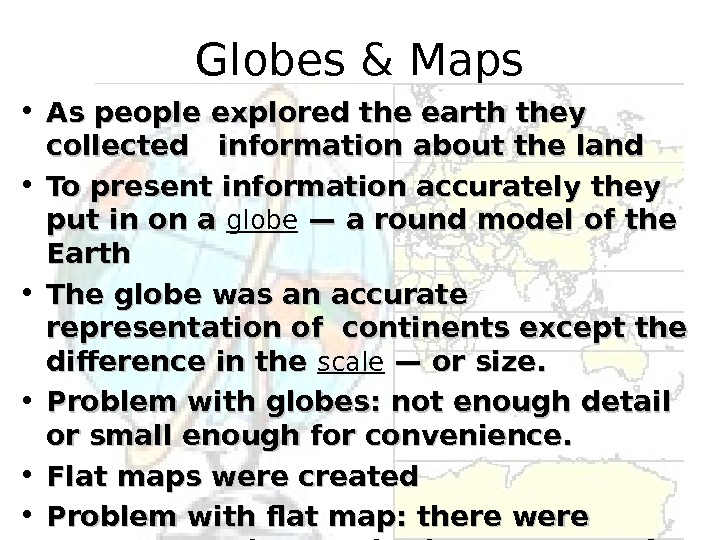 Section 1: Understanding the Earth Things to