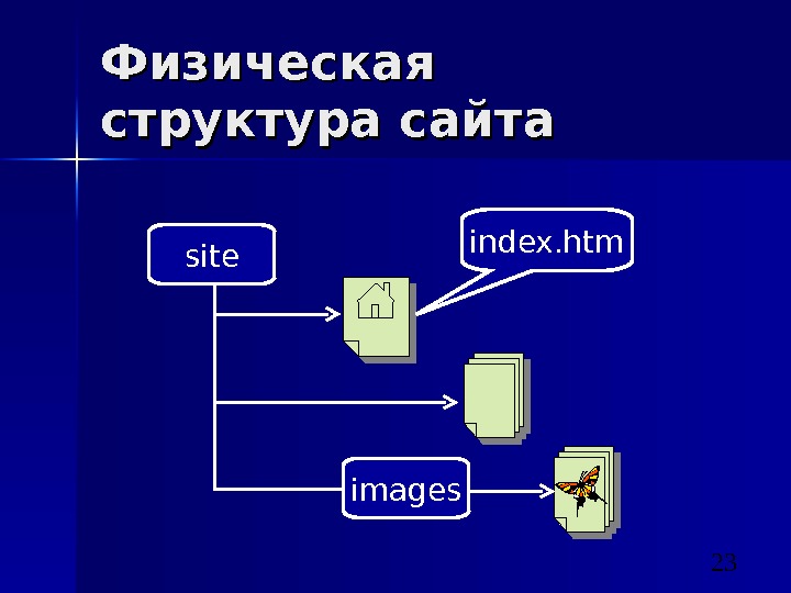 Физическая структура сайта