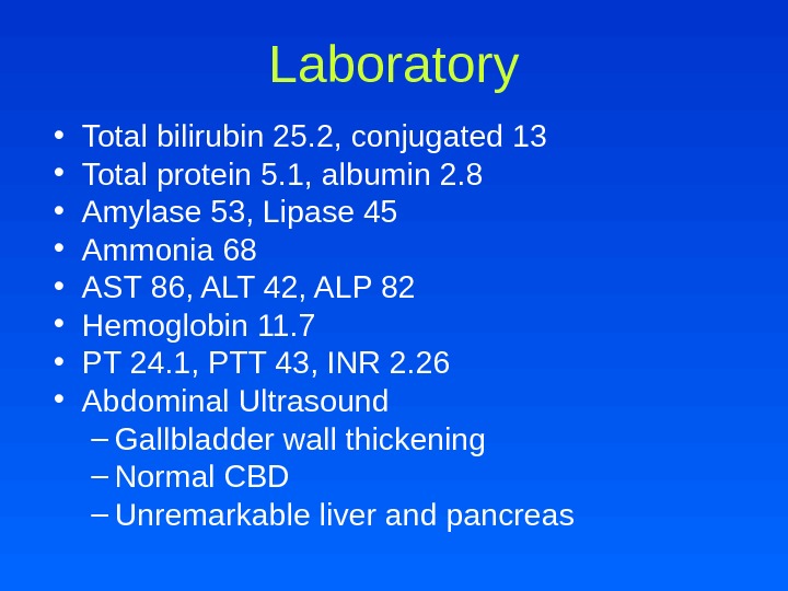 Презентация wilsons disease