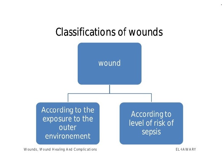 Презентация wounds. wounds healing amp complications