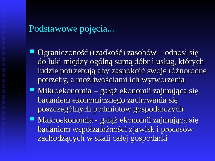 Презентация Wstp do ekonomii wykady mikro 1