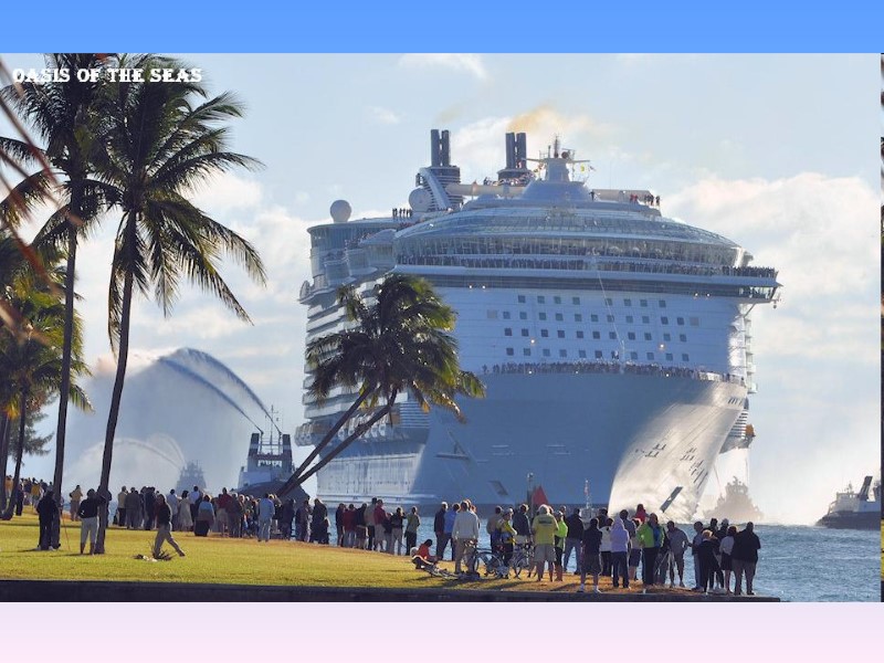 «Оазис морей» — самый большой круизный лайнер в