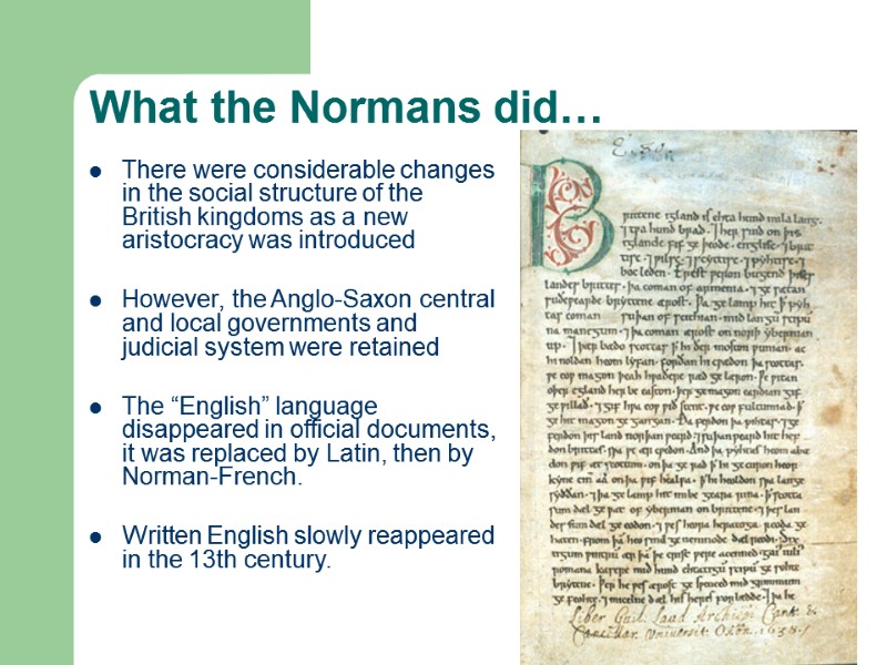 British History Part 2 After the Normans