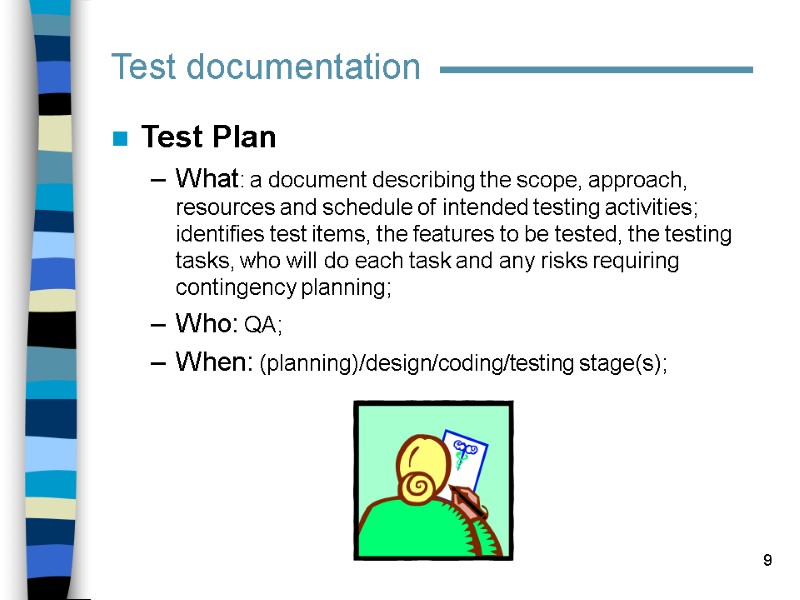 1 Test documentation and Test case design Iana