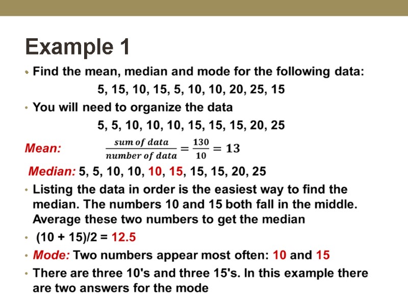 SAT ii MATH TOPICS By Mr. Shustef Measure