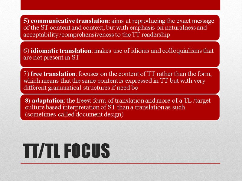 Equivalence And Translation Methods Lecture 3 Lecture Outline 4856