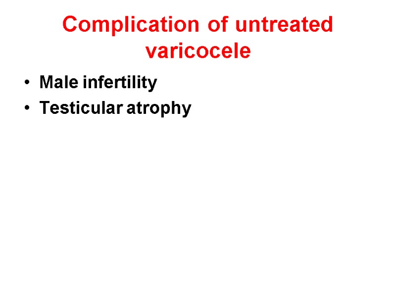 Varicocele Varicocele Definition Etiology Pathophysiology Of Testicular