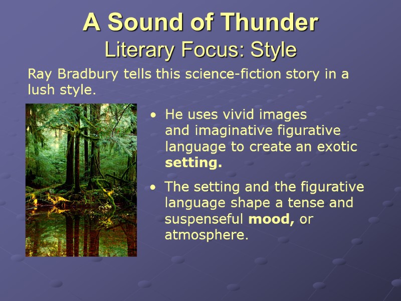 Ray Bradburys Short Story A Sound Of Thunder