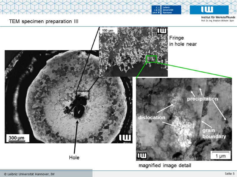 Specimen preparation part 1 TEM specimen preparation