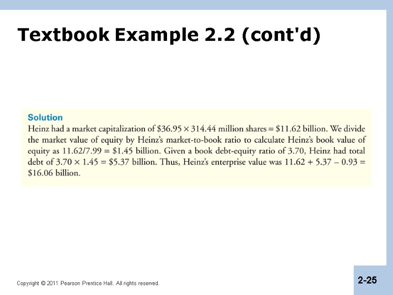 Chapter 2 Introduction to Financial Statement Analysis Chapter