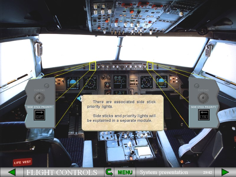 Flight controls System Presentation MENU We will begin